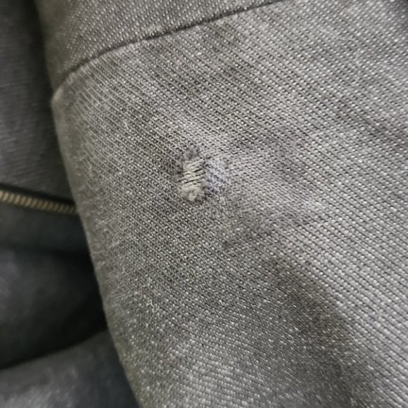 Barbara Bui Initials Washed Black Denim Side Zipper Pants M w28 D4 - Picture 12 of 14